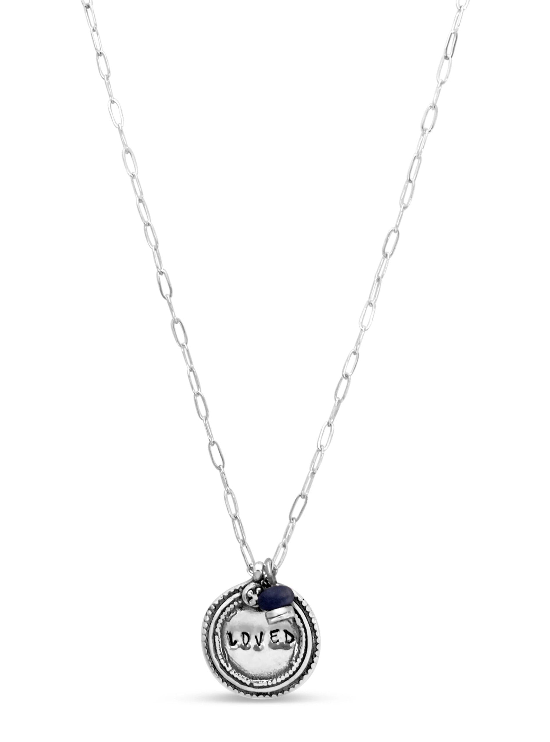 Sterling Ancient Medallion Necklace