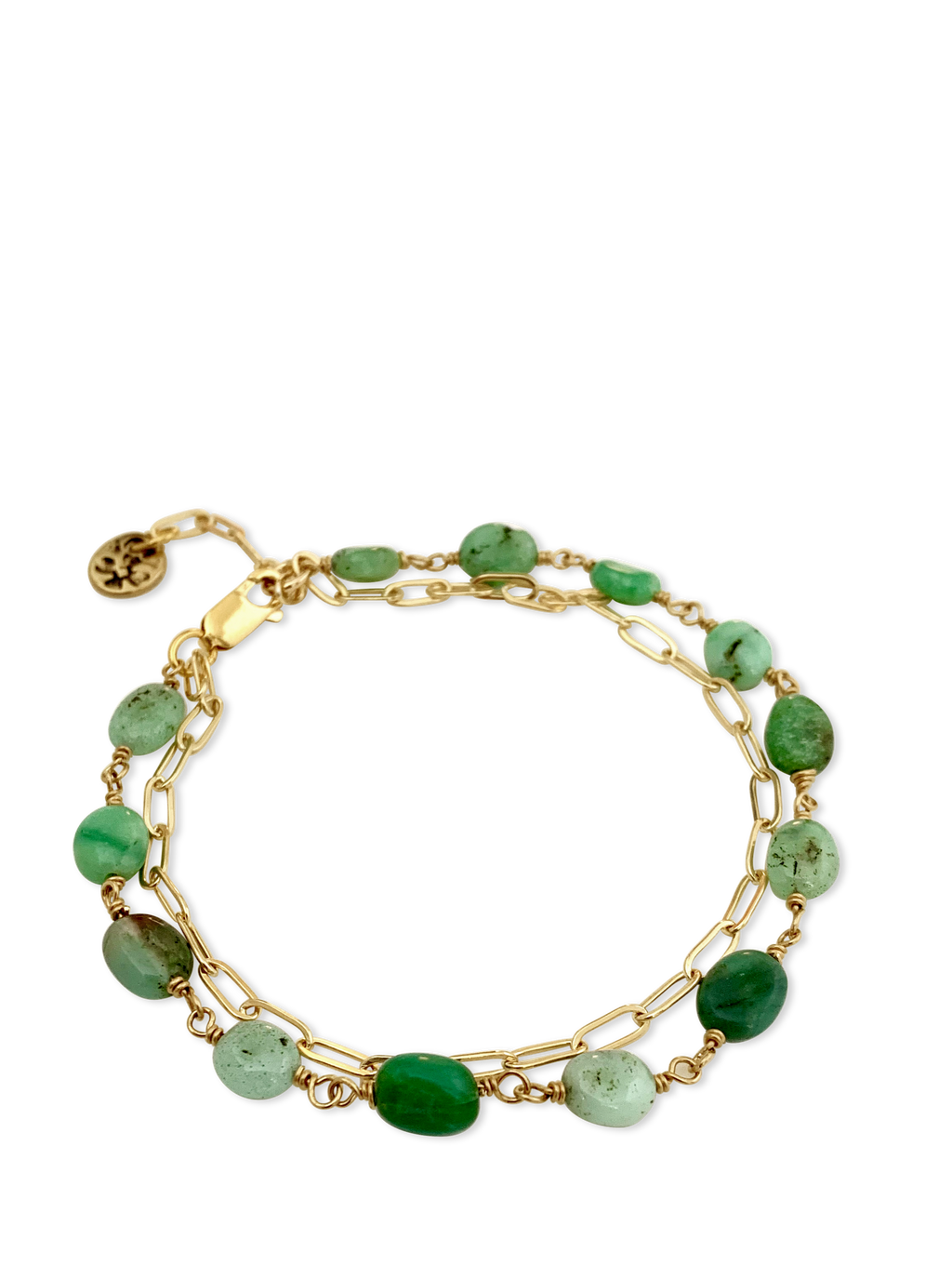 Lovely Chrysoprase Bracelet