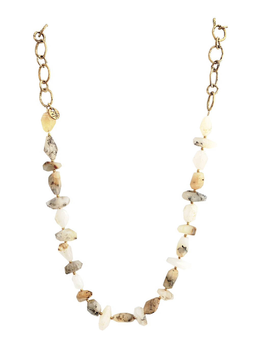 Dendrite Opal Statement Necklace
