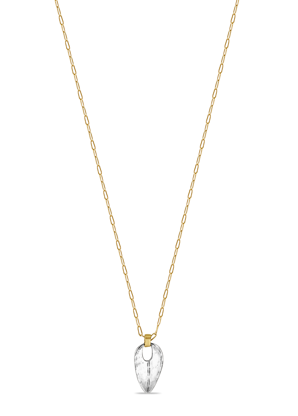 Sterling African Shield Necklace