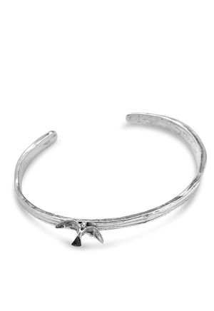Golden Bronze & Sterling Seagull Bracelet