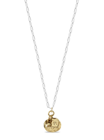 Golden Double Goddess Necklace