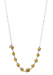 Wash-a-Shore Bronze Pebble Necklace
