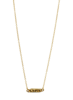Delicate Gold Word Necklace