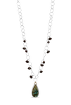 Garnet & Labradorite Devotion Necklace
