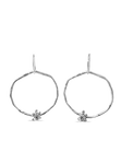 Sterling & Bronze Turtle Hoops