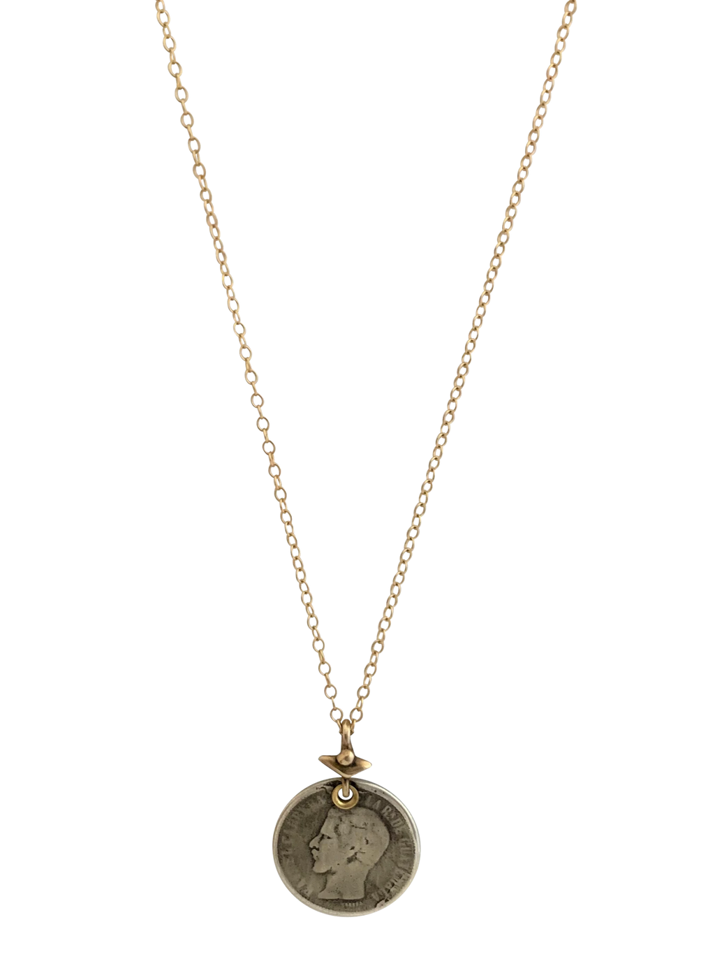 17th Century Sterling Coin Necklace