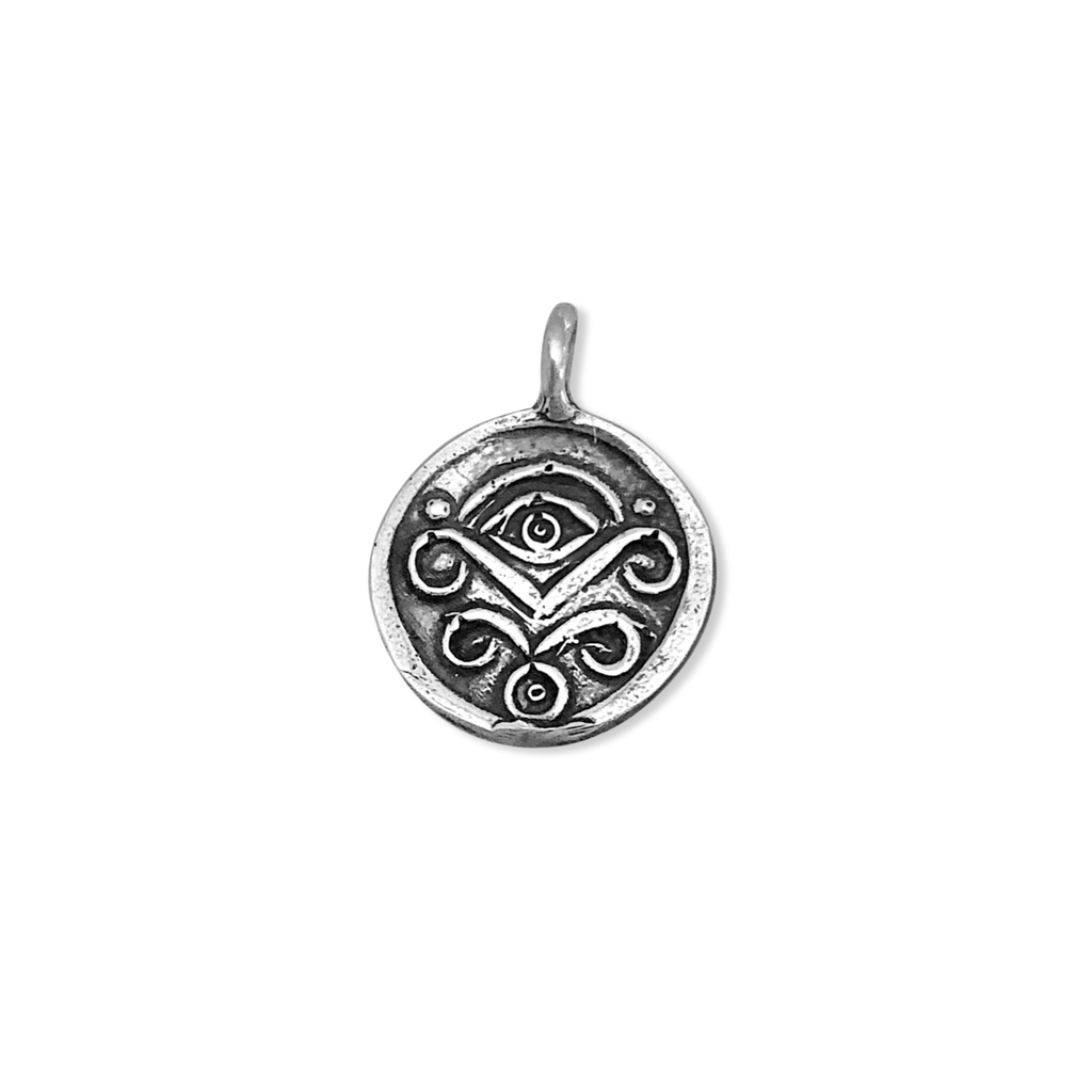 Sterling Thai Evil Eye Charm